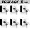 ECOPACK 6 UNIT - INTENSE ANELLO VIBRATORE TRASPARENTE FRITTURA