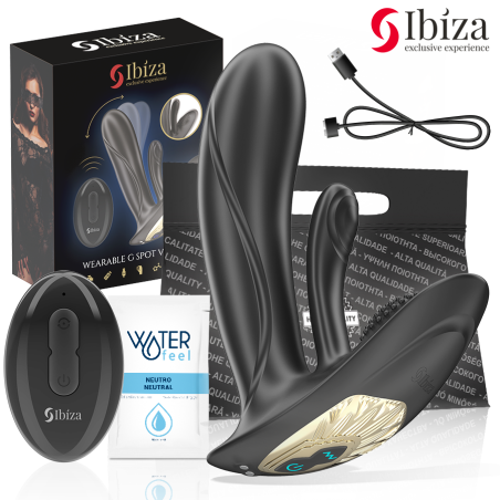 IBIZA - VIBRADOR WEARABLE CON ESTIMULACIÓN PUNTO-G Y CLÍTORIS CON CONTROL REMOTO