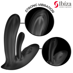 IBIZA – TRAGBARER VIBRATOR MIT G-PUNKT- UND KLITORISSTIMULATION MIT FERNBEDIENUNG