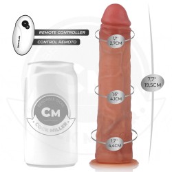 COCK MILLER - HYPERREALISTISCHER DILDO MIT SAUGNÄPFEN UND STOSSFUNKTION MIT FERNBEDIENUNG 19,5 CM