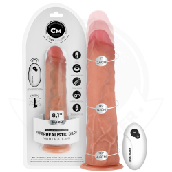 COCK MILLER - DILDO HIPERREALÍSTICO CON VENTOSA Y THRUSTING CON CONTROL REMOTO 20,5 CM