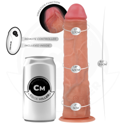 COCK MILLER - REALISTIC DILDO WITH SUCTION CUP AND VIBRATION WITH REMOTE CONTROL 21.5 CM