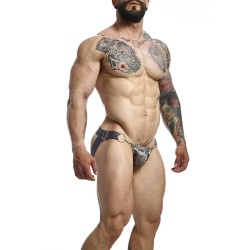 MOB - DNGEON SNAP JOCKSTRAP GRAY ONE SIZE