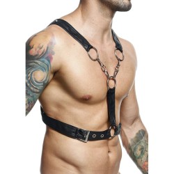 MOB - DNGEON CROSSED BLACK CHAIN HARNESS ONE SIZE