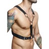 MOB - DNGEON CROSSED BLACK CHAIN HARNESS ONE SIZE