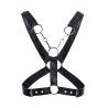 MOB - DNGEON CROSSED BLACK CHAIN HARNESS ONE SIZE