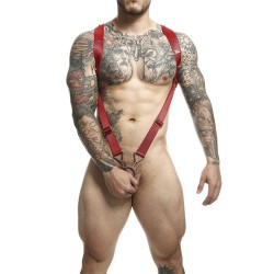 MOB - DNGEON ARNÉS ROJO DE ESPALDA RECTA TALLA ÚNICA