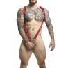 MOB - DNGEON RED STRAIGHT BACK HARNESS ONE SIZE