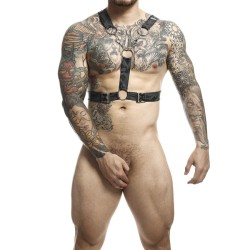 HARNAIS MOB - DNGEON ARGENT AVEC CHAÎNES TAILLE UNIQUE