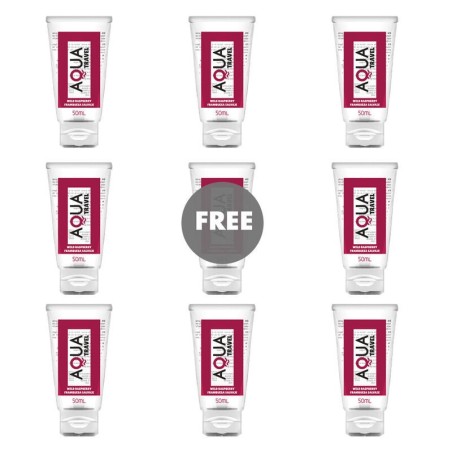 AQUA TRAVEL - LUBRIFIANT A BASE DEAU SAVEUR FRAMBOISE SAUVAGE - 50 ML 81 OFFERT