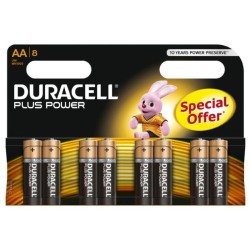 DURACELL - BATTERIE PLUS POWER AA LR6 8UNITÉS
