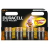 DURACELL - PLUS POWER BATTERY AA LR6 8UNITS