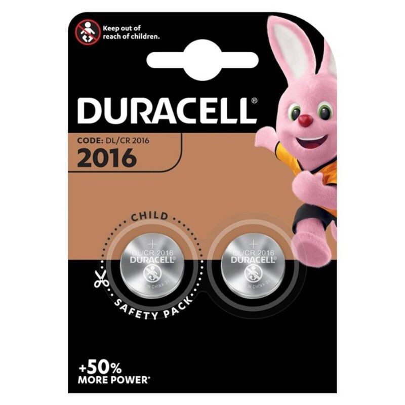 DURACELL - PILA BOTON LITIO CR2016 3V BLISTER2