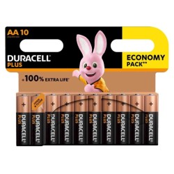 DURACELL - PLUS POWER 100 PILA ALCALINA AA LR6 BLISTER10