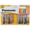 PANASONIC - BRONZE PILA ALCALINA AA LR6 BLISTER8