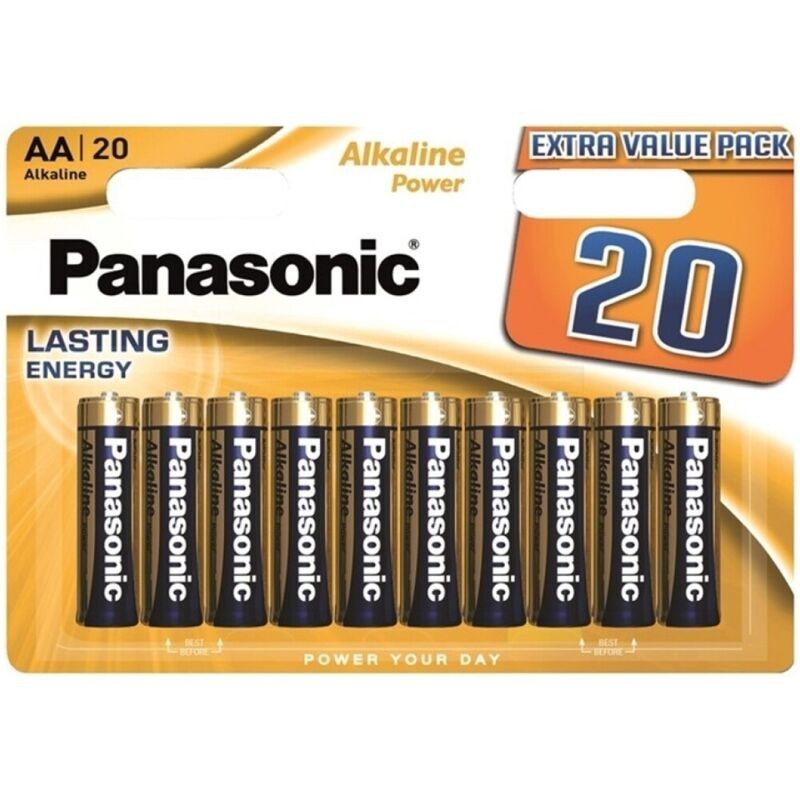 PANASONIC - BLISTER DE PILE AA ALCALINE BRONZE LR620