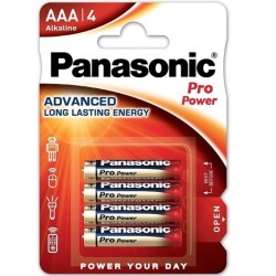 PANASONIC - PRO POWER ALKALINE AAA BATTERIE LR03 BLISTER4