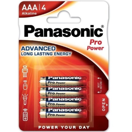 PANASONIC - PRO POWER ALKALINE AAA BATTERY LR03 BLISTER4