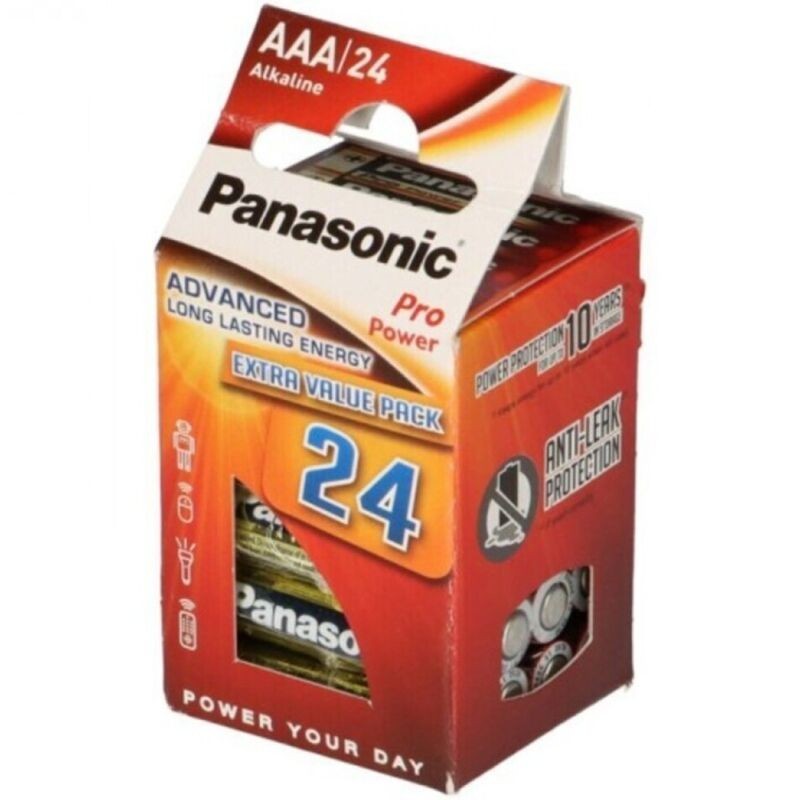 PANASONIC - PRO POWER PILA ALCALINA AAA LR03 PACK24