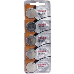 MAXELL - LITHIUM-KNOPFBATTERIE CR2025 3V BLISTER5