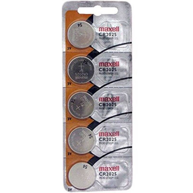 MAXELL - LITHIUM-KNOPFBATTERIE CR2025 3V BLISTER5