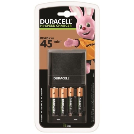 DURACELL - CHARGUER 45MIN. 2xAA 1700mAh 2xAAA 750mAh