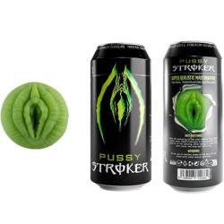 ALIVE - PUSSY STROKER MALE MASTURBATOR VAGINA ENERGETIC DRINK CAN