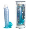 SILEXD - ANGEL DILDO FANTASY SILICONA LIQUIDA TERMOREACTIVO AZUL CELESTE 20.3 CM