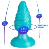 SILEXD - MELTY PLUG ANAL FANTASY SILICONE LIQUIDE THERMOREACTIVE BLEU CÉLESTE 9,2 CM