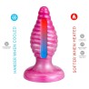 SILEXD - CHERRY ANAL PLUG FANTASY LIQUID SILICONE THERMOREACTIVE PINK 9.2 CM