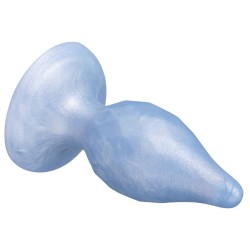 SILEXD - DIAMOND ANAL PLUG FANTASY SILICONE LIQUIDO TERMOREATTIVO BLU PERLA 9,2 CM