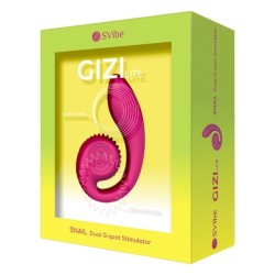 SNAIL VIBE - GIZI LITE DUAL G-SPOT and CLITORAL PINK VIBRATOR