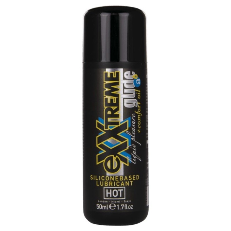 HOT - LUBRIFIANT À BASE DE SILICONE EXTRÊME GLIDE HUILE DE CONFORT A 50 ML