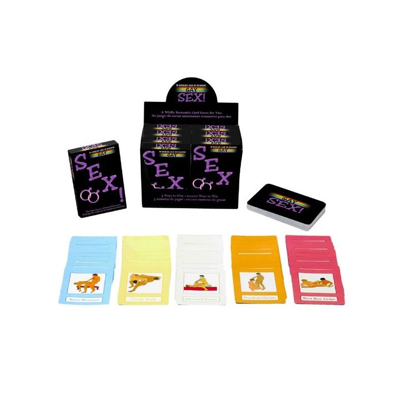 KHEPER GAMES - NAIPES DE SEXO GAY, GAY CARDS GAME ES-EN