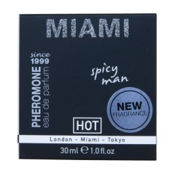 HOT - PARFUM AUX PHÉROMONES MIAMI SPICY MAN 30 ML
