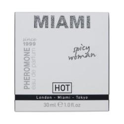 HOT - PROFUMO AI FEROMONI MIAMI SPICY WOMAN 30 ML