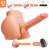 INTENSE DEEP TOUCH - TORSE RICHIE AVEC ANUS ET GODEMICHET RÉALISTE AVEC TÉLÉCOMMANDE DE POUSSE ET DE VIBRATION 4,7 KG