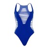 LEG AVENUE - BODY STRING RACERBACK BLEU