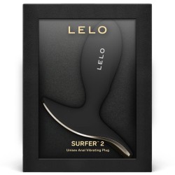 LELO - SURFER 2 PLUG ANAL VIBRADOR UNISEX NEGRO