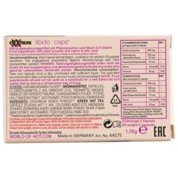 HOT - CAPSULES POUR LIBIDO EXTRÊME FEMME 2 UNITÉS
