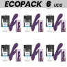 ECOPACK 6 UNIT - TREASURE LAURENCE RABBIT VIBRATOR COMPATIBLE CON WATCHME WIRELESS TECHNOLOGY
