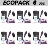 ECOPACK 6 UNITÉS - TREASURE MERLIN DOUBLE COUPLE VIBRATOR CONTROL REMOTO