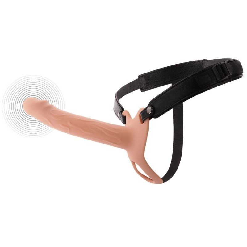 HIDDEN DESIRE - INFERNO VIBRANTE GUAINA PER PENE STRAP-ON 20 CM
