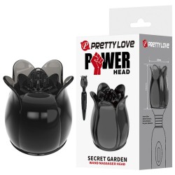 PRETTY LOVE - SECRET GARDEN SCHWARZER MASSAGEKOPF