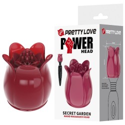 PRETTY LOVE - SECRET GARDEN PINK MASSAGEKOPF