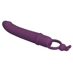 PRETTY LOVE - CORA VIBRATORE A FORMA DI PENE CON ANELLO DI RESISTENZA