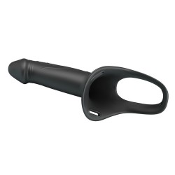 PRETTY LOVE - LANDON BLACK STRAP-ON VIBRANT