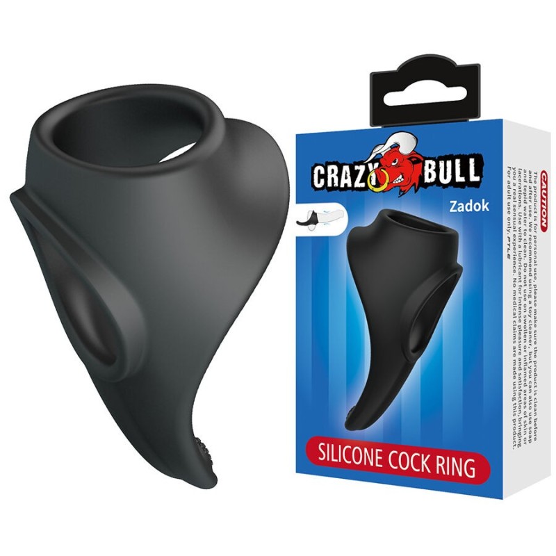 CRAZY BULL - ZADOK ANELLO ERGONOMICO CON STIMOLATORE PERINEALE