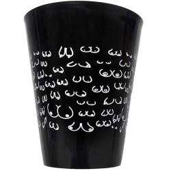 DIABLO PICANTE - TAZZA NERA 500 ML CON SENO BIANCO