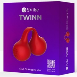SNAIL VIBE - TWINN VIBRADOR DE DEDO CEREZA